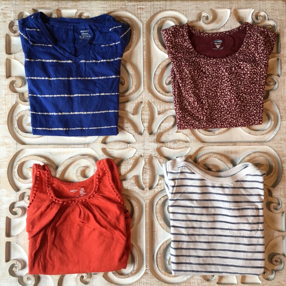 Lot of 4 Girls Shirts